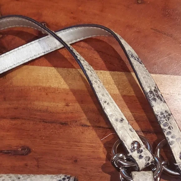 Coach Tan and Gray Shoulder Bag - Picture 4 of 6